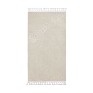Halı Krem Sahra Yıkanabilir Saçaklı Kaymaz Kesme Ince Yolluk Kilim Salon Halısı Modelleri 120x180 cm