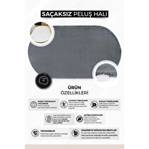 Peluş Halı Pembe Cool Yıkanabilir Oval Post Kesme Yolluk Kilim Salon Halısı Modelleri