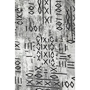 Halı Gri Iskandinav Yıkanabilir Saçaklı Oval Delüxe Yolluk Kilim Salon Halısı Modelleri 140x250 cm