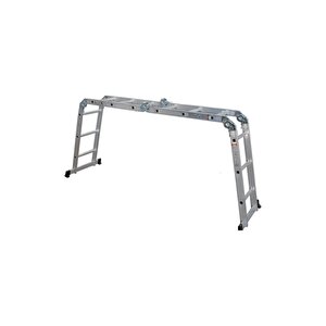 Elmas Serisi - 580 Cm Çok Amaçlı Merdiven - Alüminyum - Yerli Üretim