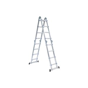 Elmas Serisi - 580 Cm Çok Amaçlı Merdiven - Alüminyum - Yerli Üretim