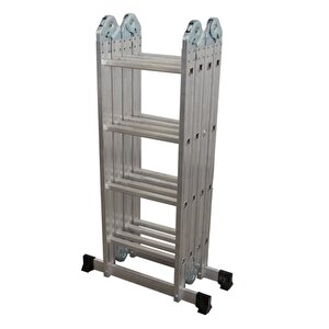 Elmas Serisi - 580 Cm Çok Amaçlı Merdiven - Alüminyum - Yerli Üretim