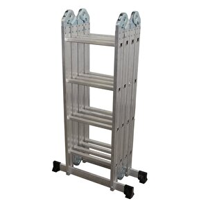 Elmas Serisi - 580 Cm Çok Amaçlı Merdiven - Alüminyum - Yerli Üretim
