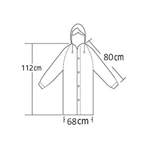 Sarı Kadın Erkek Yağmurluk Kapüşonlu Çıtçıtlı Eva Unisex Pratik Kapşonlu Yağmurluk Xl Büyük Beden