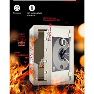 Af-700 Elektronik Şifreli Anahtarlı Zırhlı Çelik Kasa