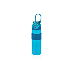 Tkk 600ml Pipetsiz Çift Yalıtımlı Paslanmaz Çelik Termos 6 Saat Sıcak/soğuk Turkuaz