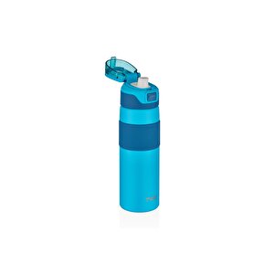 Tkk 600ml Pipetsiz Çift Yalıtımlı Paslanmaz Çelik Termos 6 Saat Sıcak/soğuk Turkuaz