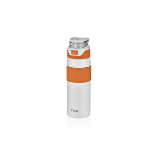 Tkk 600ml Pipetsiz Çift Yalıtımlı Paslanmaz Çelik Termos 6 Saat Sıcak/soğuk Beyaz