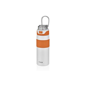 Tkk 600ml Pipetsiz Çift Yalıtımlı Paslanmaz Çelik Termos 6 Saat Sıcak/soğuk Beyaz