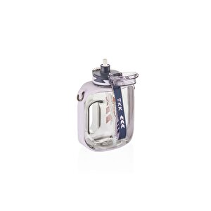 Tkk 1600ml Pipetli/pipetsiz Kullanıma Uygun Askılı Sport Matara Mor