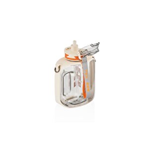Tkk 1600ml Pipetli/pipetsiz Kullanıma Uygun Askılı Sport Matara Beyaz
