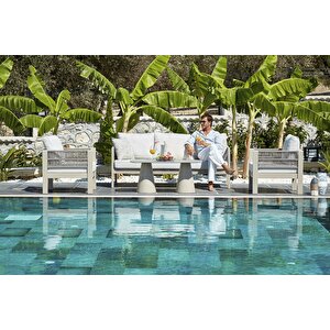 Toscana Bahçe Balkon Oturma Grubu 3+1+1+seramik Sehpa