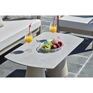 Toscana Bahçe Balkon Oturma Grubu 3+1+1+seramik Sehpa