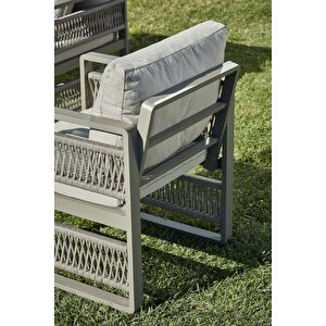 Mira Bahçe Balkon Oturma Grubu 2+1+1+kompakt Sehpa