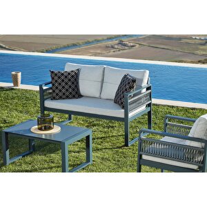 Vena Bahçe Balkon Oturma Grubu 2+1+1+kompakt Sehpa