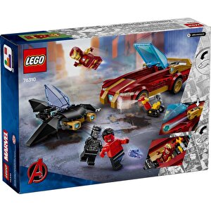 76310 Iron Man Arabası Ile Black Panther, Red Hulk’a Karşı