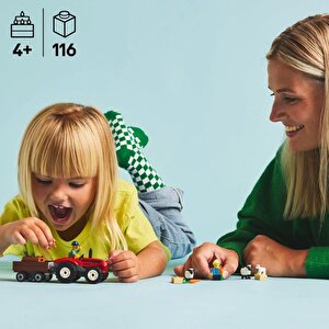 Lego 60461 City Römorklu Kırmızı Çiftlik Traktörü Ve Koyun