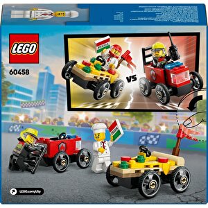 Lego 60458  City Pizza Arabası İtfaiye Kamyonuna Karşı Yarış Arabası Paketi