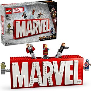 76313 Marvel: Marvel Logosu Ve Minifigürleri