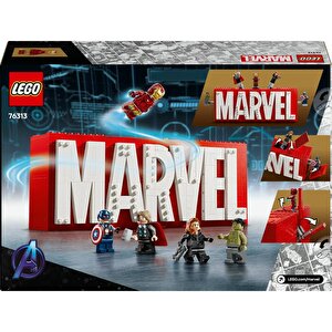Lego 76313 Marvel: Marvel Logosu Ve Minifigürleri