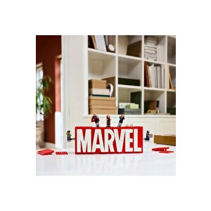 Lego 76313 Marvel: Marvel Logosu Ve Minifigürleri