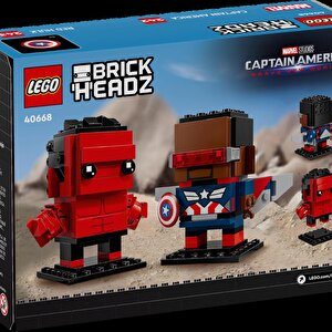Brickheadz 40668 Kaptan Amerika Ve Red Hulk Figürleri (202 Parça)