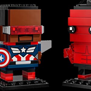 Lego Brickheadz 40668 Kaptan Amerika Ve Red Hulk Figürleri (202 Parça)