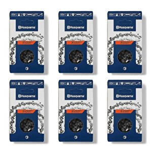 6'lı Paket Husqvarna Kesim Motoru Zinciri 3/8 Adım 36 Diş 1.3 Mm Ayak