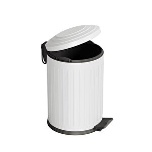 Midas  Çöp Kovası -Pedallı 12 Lt. , Beyaz