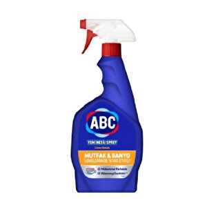 Abc Mutfak & Banyo Sprey Limon Kokulu 750 Ml