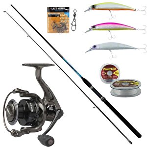 Yekoutdoor Spin Seti Okuma G-power Spin 9' 270cm 7-35 Gr 2 Parça Spin Kamışı-dam Quick 2 1000 Fd 5+1 Bb Olta Makinesi