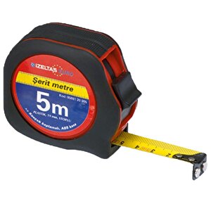 İzeltaş Plastik Şerit Metre 5 Mt