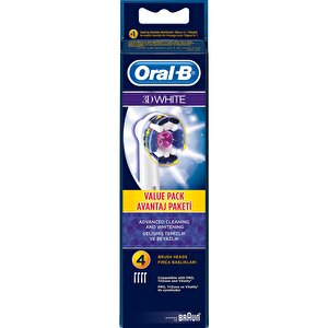 Oral-b Eb18-4 3d White 4'lü Diş Fırçası Yedek Başlığı