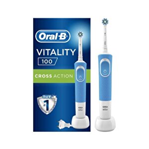 Oral-b Vitality 100 Cross Action Mavi Şarjlı Diş Fırçası