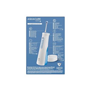 Oral-b Aquacare 4 Oxyjet Yedek Başlıklı Şarjlı Ağız Duşu