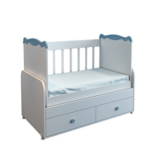 Pati̇ko Furni̇ture Bby 850 2 Çekmeceli̇ Beşi̇k Mavi̇
