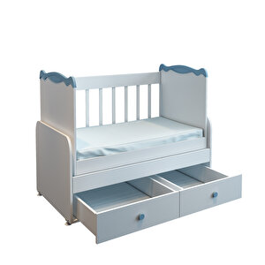 Pati̇ko Furni̇ture Bby 850 2 Çekmeceli̇ Beşi̇k Mavi̇