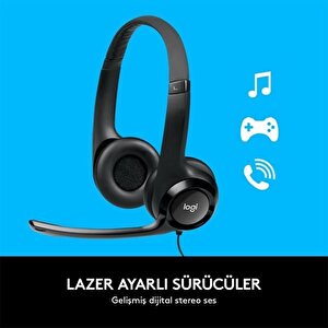 Logıtech H390 Usb Kulaklık-siyah 981-000406