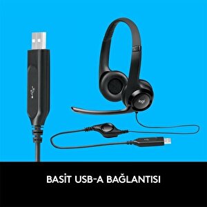 Logıtech H390 Usb Kulaklık-siyah 981-000406