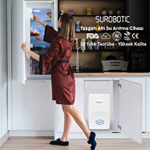Su Arıtma Cihazı 80 Gpd Membranlı 6 Filtreli Multimineral Filtreli 8 Lt Paslanmaz Çelik Tanklı