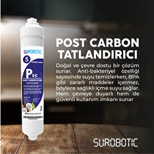 Kapalı Kasa Su Arıtma Cihazı İki Tarafı Quick Çubuklu 4'lü Filtre Seti