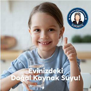 Kapalı Kasa Su Arıtma Cihazı İki Tarafı Quick Çubuklu 4'lü Filtre Seti