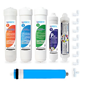 Kapalı Kasa Su Arıtma Cihazı Multimineral 6lı Filtre Seti Standart Membran
