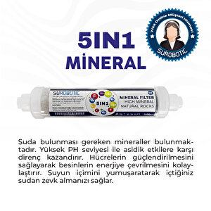 Kapalı Kasa Su Arıtma Cihazı Multimineral 6lı Filtre Seti Standart Membran