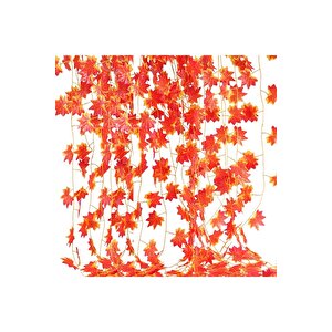Sonbahar Renkli 2 Metre 30 Cm Dekor Yapay Sarmaşık 12'li