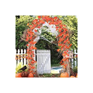 Sonbahar Renkli 2 Metre 30 Cm Dekor Yapay Sarmaşık 12'li