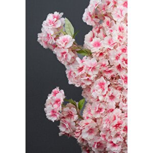 Beyaz Saksıda 100 Cm Bahar Dalı Ağacı