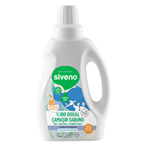 %100 Doğal Çamaşır Sabunu %100 Bitkisel Deterjan Yumuşatıcı Gerektirmez Konsantre Vegan 750 Ml
