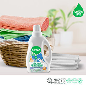 Siveno %100 Doğal Çamaşır Sabunu %100 Bitkisel Deterjan Yumuşatıcı Gerektirmez Konsantre Vegan 750 Ml