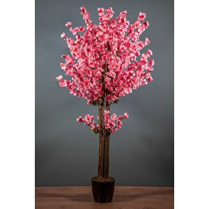 150 Cm Pembe Renk Yapay Bahardalı Ağacı